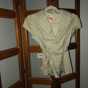 Forever 21. Beige Dressy Blouse